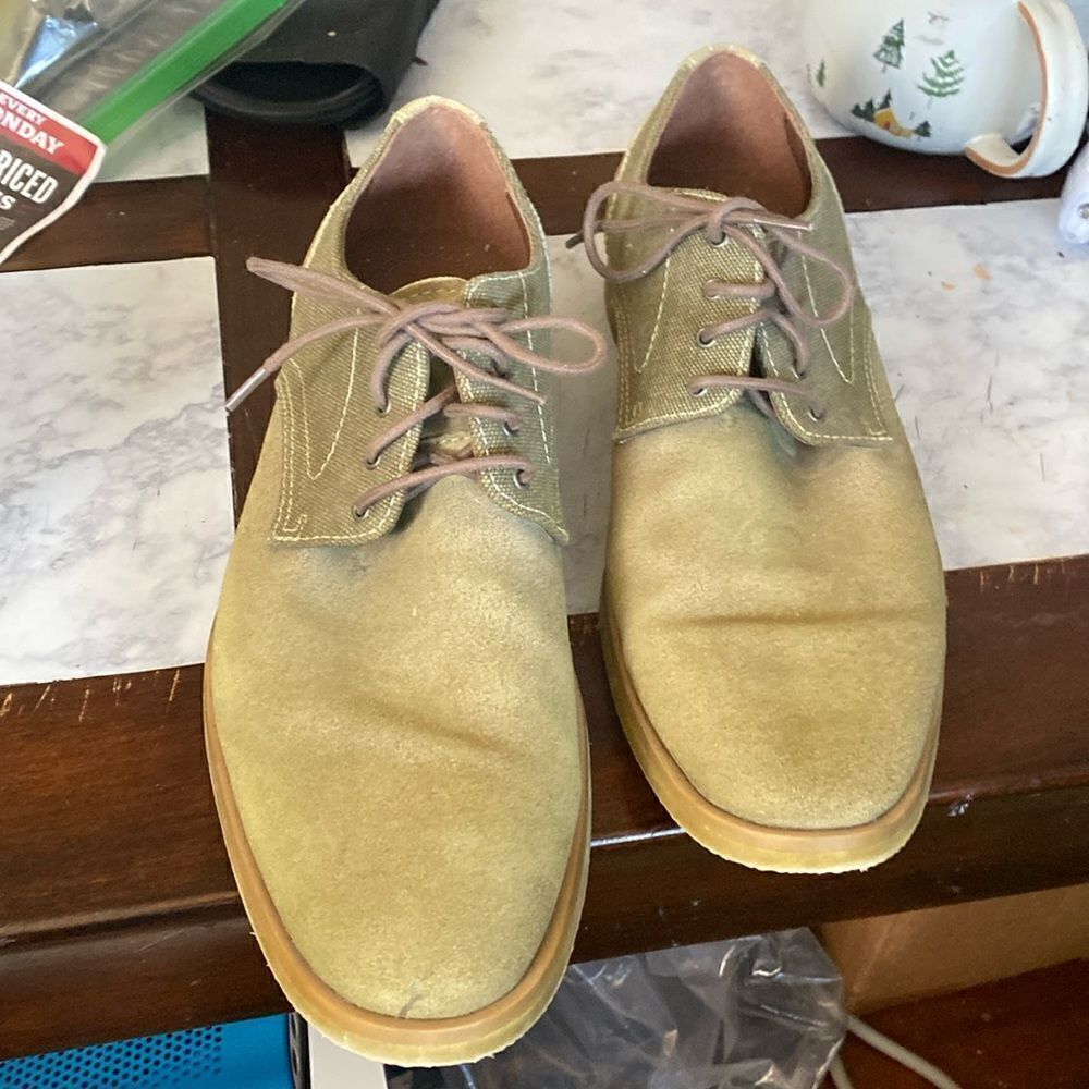 Stacy Adams Sz 8M Preston Green Suede Shoes 24891-344